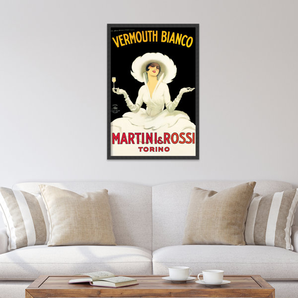 Amanti Art Martini And Rossi by Marcello Dudovich Picture Frame Advertisements & Reviews Wayfair